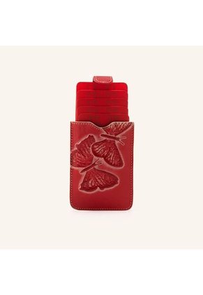 Tarjetero Rapido 5 Tarjetas Rojo Cruz Mariposas Tarjetero Rapido 5 Tarjetas Rojo Cruz Mariposas