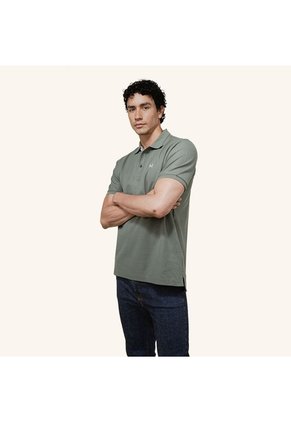 Camiseta Polo Emblema Cipres Tierra Arriba Camiseta Polo Emblema Cipres Tierra Arriba Talla L