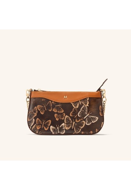 Manos Libres Pouch Bluma Lt Capuchino Mariposas