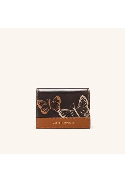 Billetera Lola Mediana Capuchino Mariposas
