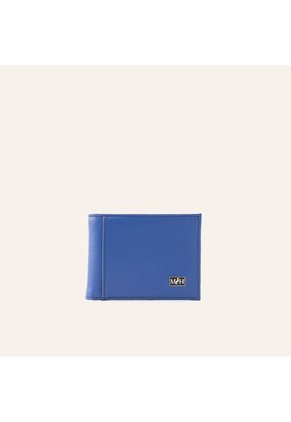 Billetera Slim Horizontal Azul Esencial Billetera Slim Horizontal Azul Esencial