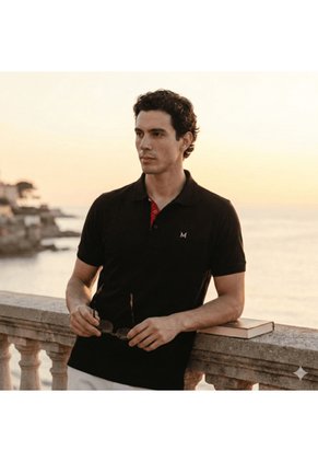 Camiseta Polo Emblema Toro Tierra Arriba Camiseta Polo Emblema Toro Tierra Arriba Talla L