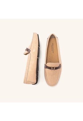 Mocasín Driver Andina Mini Croco Nude MH Mocs Mocasín Driver Andina Mini Croco Nude MH Mocs Talla 38