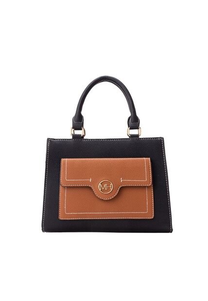 Satchel Becca Negro Camel Binanti Satchel Becca Negro Camel Binanti