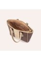 Bolso De Mano Nerea Cafe Oro Lima de Mario Hernández