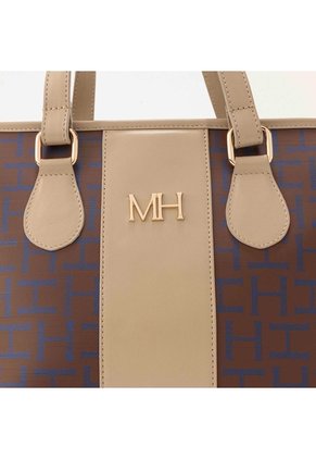 Bolso De Mano Nerea Cafe Oro Lima