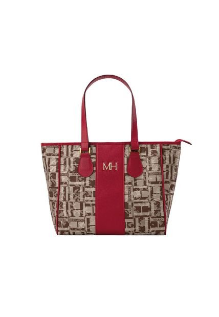 Bolso De Mano Nerea Cafe Rojo Lima Bolso De Mano Nerea Cafe Rojo Lima