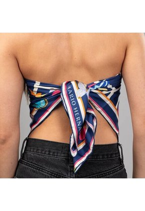 Pañoleta Carre Paraíso Cielo 90 X 90 Foulard Pañoleta Carre Paraíso Cielo 90 X 90 Foulard