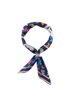 Pañoleta Carre Paraíso Cielo 90 X 90 Foulard Pañoleta Carre Paraíso Cielo 90 X 90 Foulard