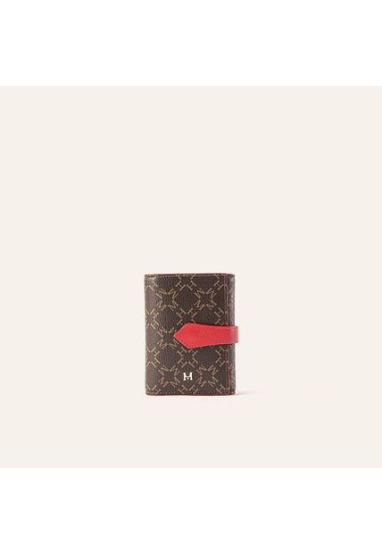 Billetera Tamara Mediana Cafe Rojo Primario Básico Billetera Tamara Mediana Cafe Rojo Primario Básico