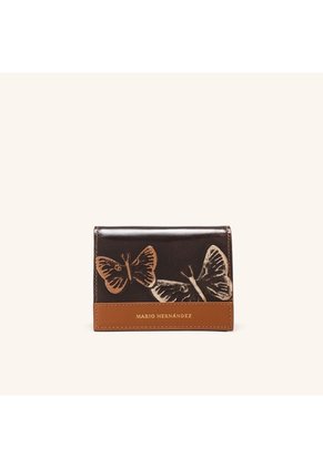 Billetera Lola Mediana Capuchino Mariposas