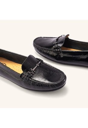 Mocasín Anahí Negro Charol MH Mocs