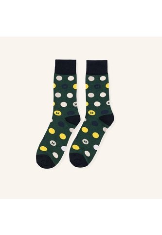Medias Cosmos Verde Urano MH Socks Mario Hernández