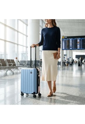 Maleta Pequeña 20" Azul Rosado Sierra Maleta Pequeña 20" Azul Rosado Sierra