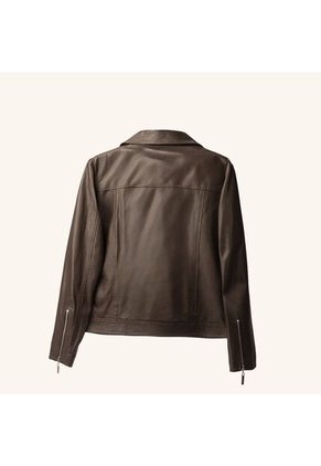 Chaqueta Biker Agata Café Gema MH Chaqueta Biker Agata Café Gema MH Talla 6