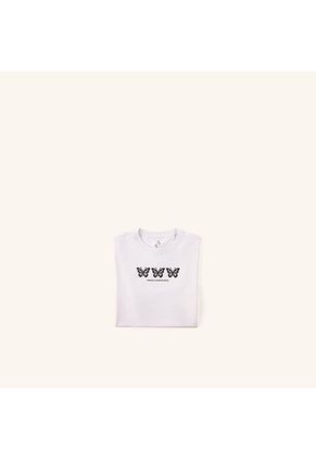 Camiseta Aura Blanco Tierra Arriba Camiseta Aura Blanco Tierra Arriba Talla S