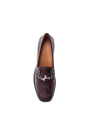 Mocasín Loafer Maite Borgoña MH Mocs Mocasín Loafer Maite Borgoña MH Mocs Talla 36