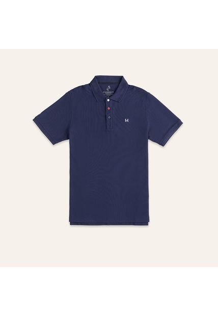 Camiseta Polo Emblema Azul Tierra Arriba Camiseta Polo Emblema Azul Tierra Arriba Talla L