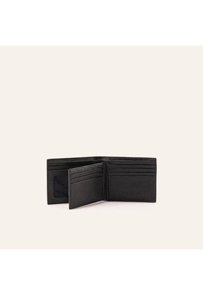 Billetera Extraplana Con Inserto Negro Sombra