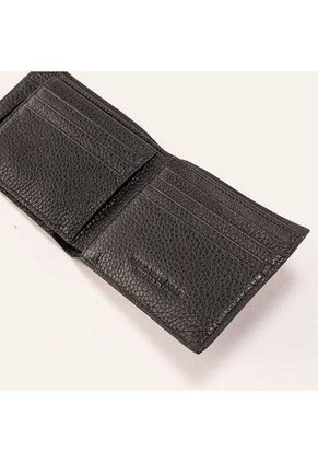 Billetera Extraplana Con Inserto Negro Sombra