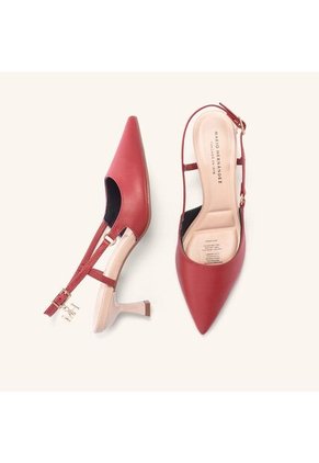 Tacones Bautista Rojo Nude Brisabonita Tacones Bautista Rojo Nude Brisabonita Talla 37