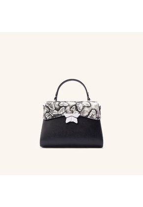 Bolso De Mano Alma Con Cadena Platino Mariposas Bolso De Mano Alma Con Cadena Platino Mariposas