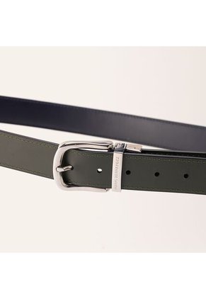 Cinturón Casual Doble Faz Azul Verde Esencial Cinturón Casual Doble Faz Azul Verde Esencial Talla 120