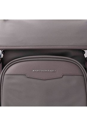 Morral Con Tapa Tunez Gris Platinum Morral Con Tapa Tunez Gris Platinum