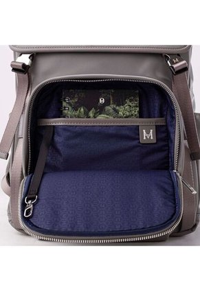 Morral Con Tapa Tunez Gris Platinum Morral Con Tapa Tunez Gris Platinum