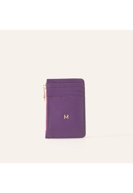 Tarjetero 8 Tarjetas Con Zip Violeta Fontana Tarjetero 8 Tarjetas Con Zip Violeta Fontana