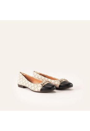 Baletas Lucia Beige Negro MH Mocs Baletas Lucia Beige Negro MH Mocs Talla 38