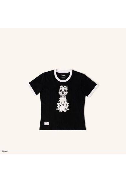 Camiseta Lucky Negro Dálmatas Camiseta Lucky Negro Dálmatas Talla XL