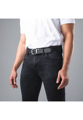 Cinturón Casual Mario Negro Lt Cinturón Casual Mario Negro Lt Talla 120