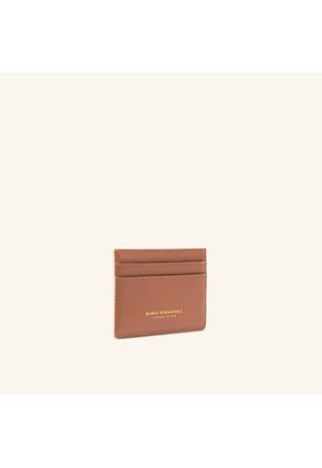 Tarjetero Plano Beige Chai Primario Mariposas