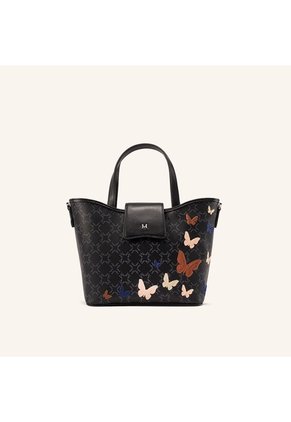 Tote Alas Mini Negro Lt Primario Mariposas