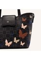 Tote Alas Mini Negro Lt Primario Mariposas de Mario Hernández