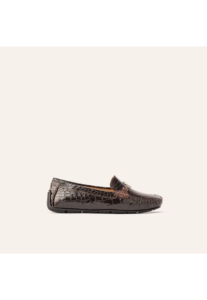 Mocasín Sofia Croco Café MH Mocs Mocasín Sofia Croco Café MH Mocs Talla 40