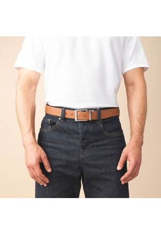 Cinturón Casual Berlin Indigo Caramelo Cinturón Casual Berlin Indigo Caramelo Talla 120 Mario Hernández