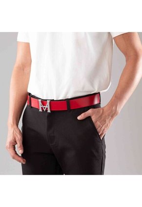 Cinturón Casual Monograma Doble Faz Negro Cayena Cinturón Casual Monograma Doble Faz Negro Cayena Talla M