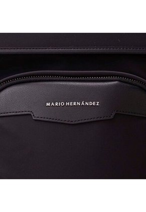 Morral Con Tapa Tunez Negro Platinum Morral Con Tapa Tunez Negro Platinum