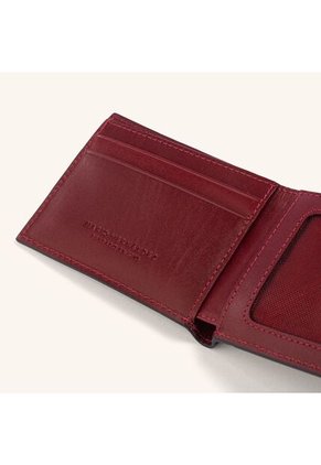 Billetera Slim Horizontal Negro Vinotinto Porto Billetera Slim Horizontal Negro Vinotinto Porto