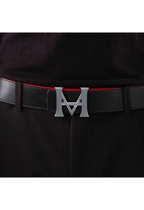 Cinturón Casual Monograma Doble Faz Negro Cayena Cinturón Casual Monograma Doble Faz Negro Cayena Talla XL