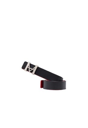 Cinturón Casual Monograma Doble Faz Negro Cayena Cinturón Casual Monograma Doble Faz Negro Cayena Talla XL