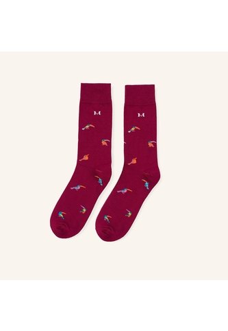 Medias Pluma Magenta MH Socks Mario Hernández