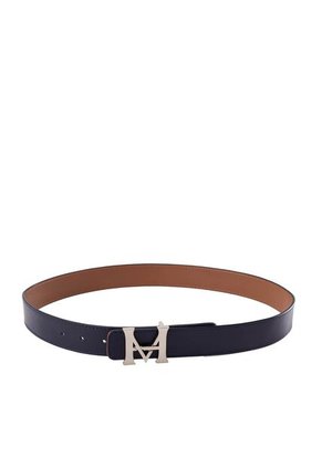 Cinturón Casual Monograma Doble Faz Indigo Caoba Cinturón Casual Monograma Doble Faz Indigo Caoba Talla Xl