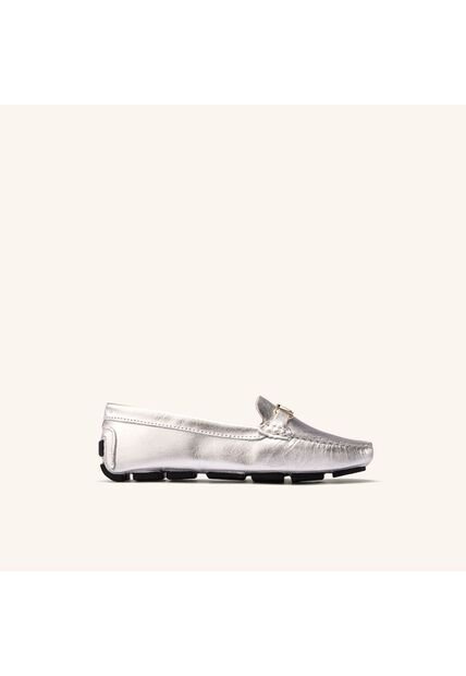 Mocasín Driver Cocora Plata MH Mocs Mocasín Driver Cocora Plata MH Mocs Talla 35
