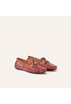 Mocasín Sofia Pitón Rojo MH Mocs Mocasín Sofia Pitón Rojo MH Mocs Talla 36