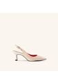 Tacones Capital Con Correa Beige Blanco Glamour Tacones Capital Con Correa Beige Blanco Glamour Talla 36 de Mario Hernández
