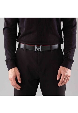 Cinturón Casual Monograma Doble Faz Negro Cayena Cinturón Casual Monograma Doble Faz Negro Cayena Talla L Mario Hernández