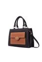 Satchel Becca Negro Camel Binanti Satchel Becca Negro Camel Binanti de Mario Hernández